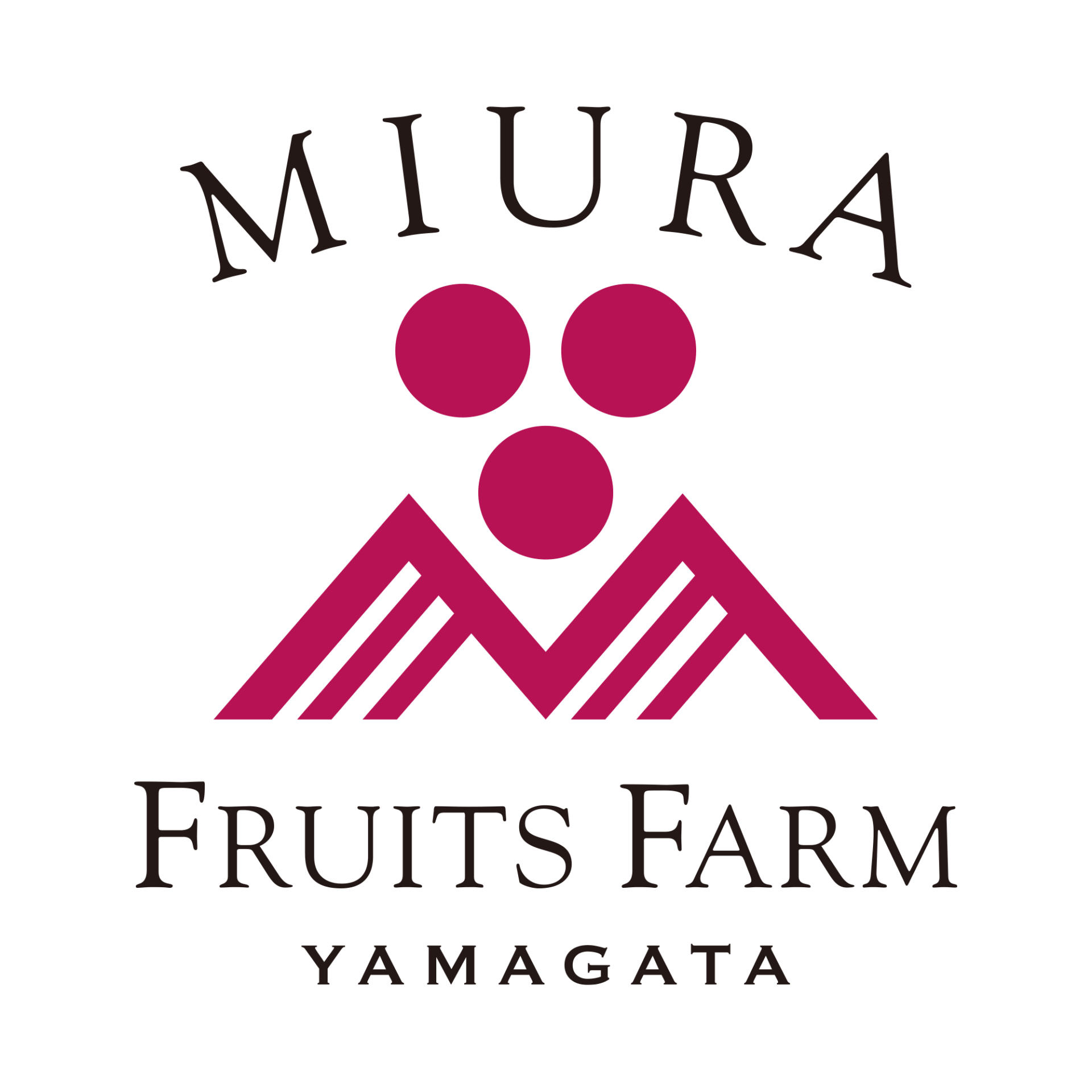 ミウラフルーツファーム山形　新ロゴ